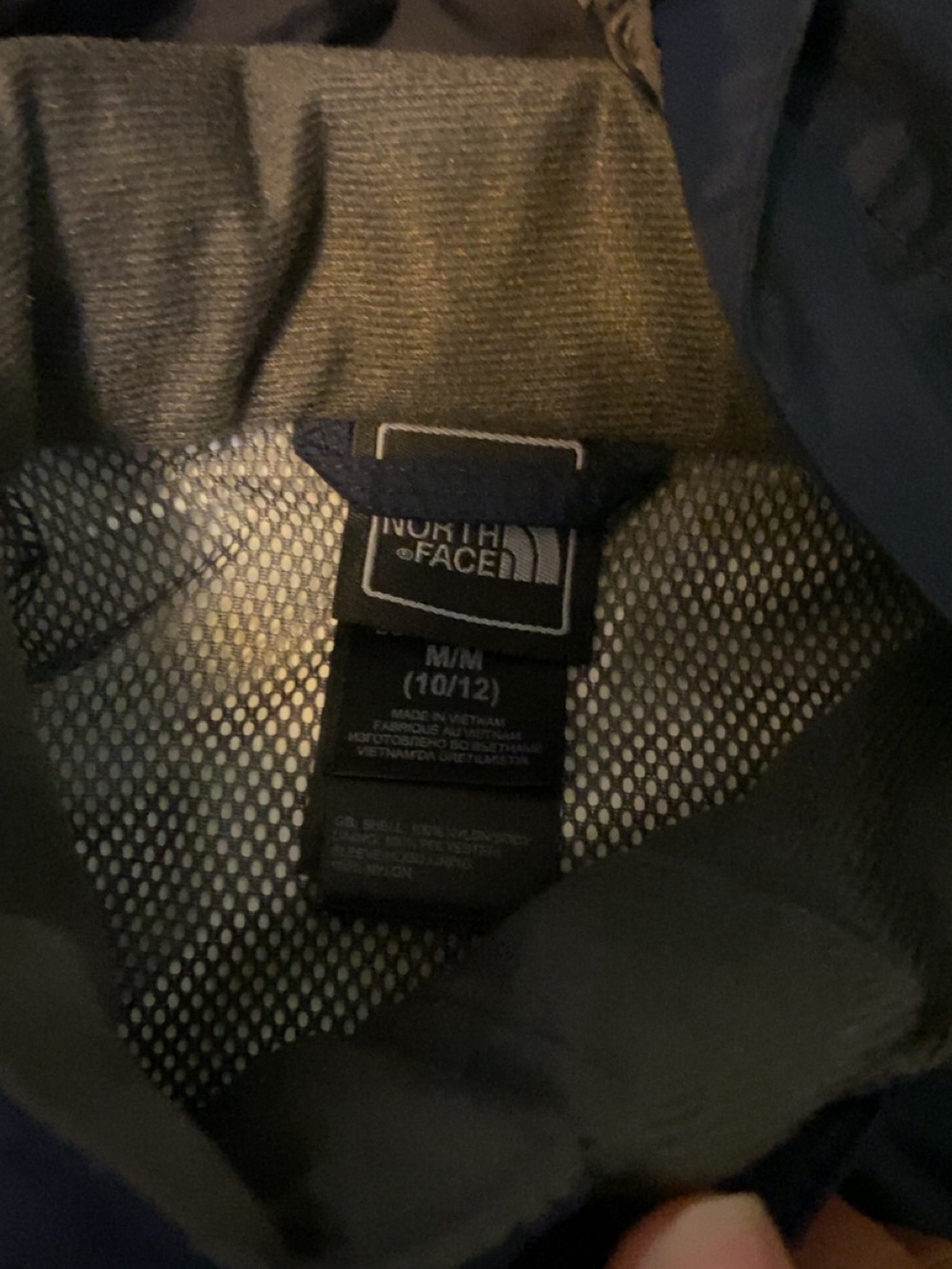 The North Face Navy Hooded Windbreaker Jacket - Picture 7 of 7